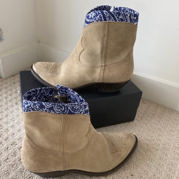 golden goose suede boots